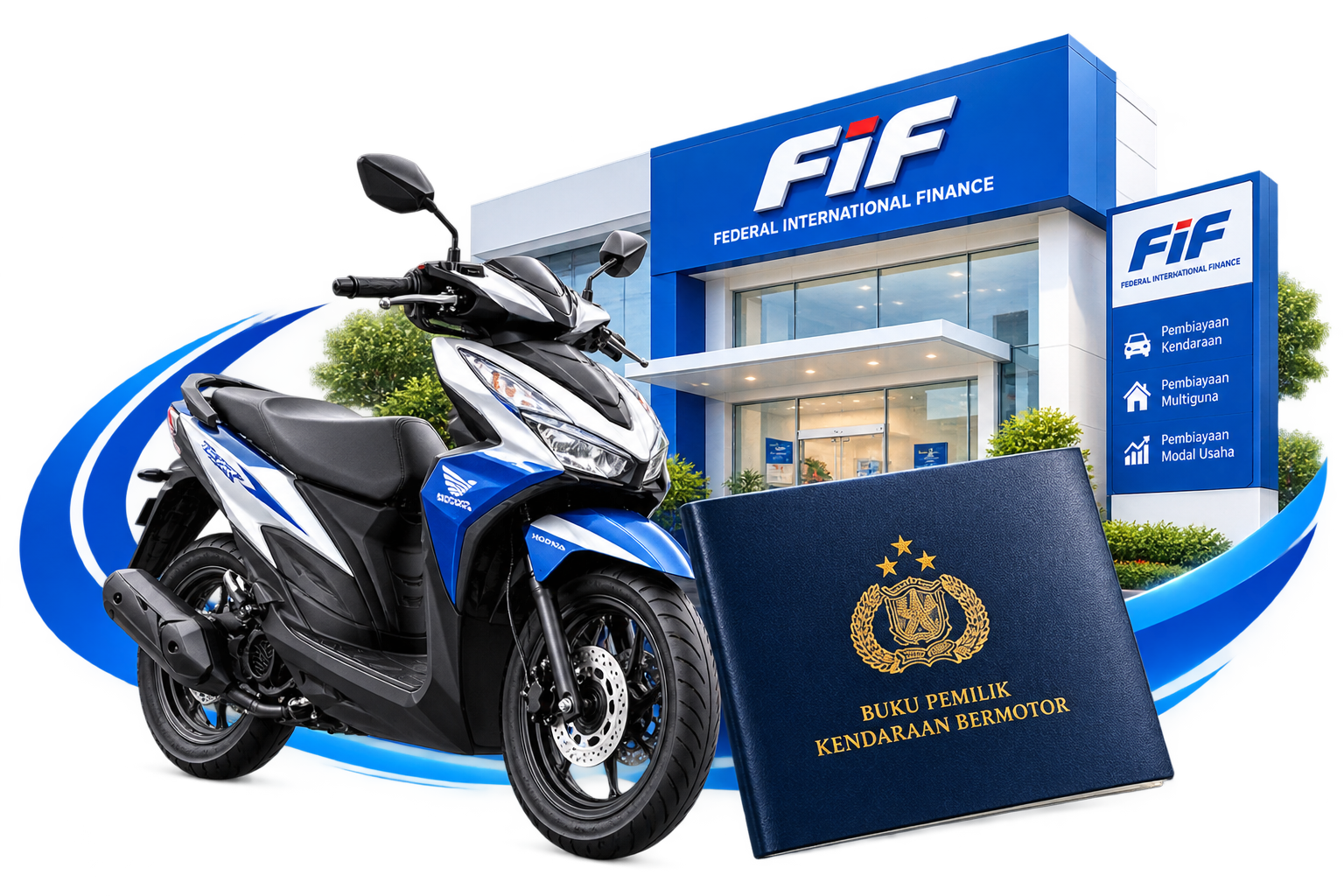 Pinjaman dana tunai jaminan BPKB motor FIF